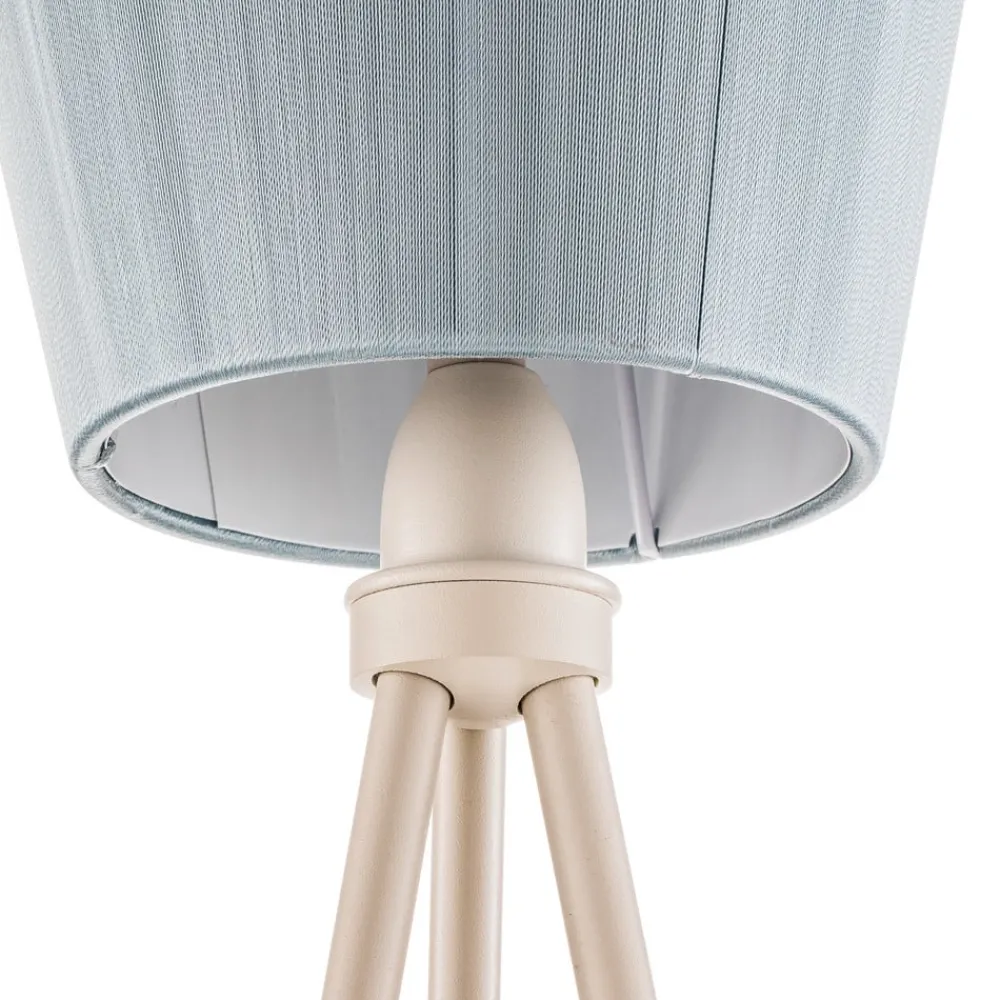 Northern Oslo Wood gulvlampe hvid/lyseblå