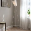 Northern Oslo Wood gulvlampe hvid/hvid