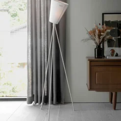 Northern Oslo Wood gulvlampe hvid/hvid