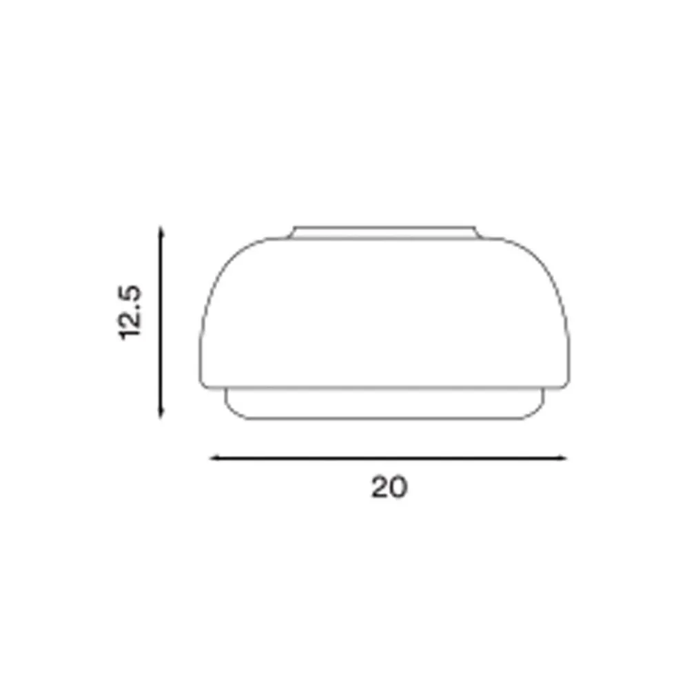 Over Me loftslampe sort 20 cm^Northern Sale