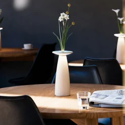 Sigor Dekorationsbelysning>Nuflair LED-bordlampe, beige, IP54, dæmpbar, 24 cm