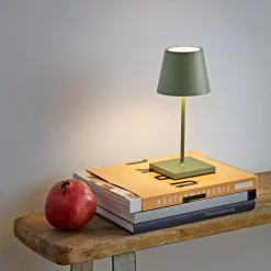 Nuindie mini LED genopladelig bordlampe, USB-C, salviegrøn, dæmpbar^Sigor Discount