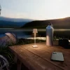 Sigor Dekorationsbelysning|Terrassebelysning>Nuindie pocket LED genopladelig bordlampe, beige, IP54, dæmpbar