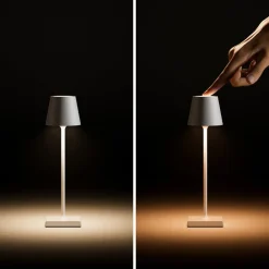 Nuindie pocket LED genopladelig bordlampe, grafit, IP54, dæmpbar^Sigor Hot