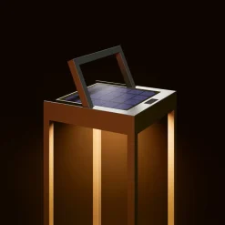 Sigor Terrassebelysning>Numove LED solcellelampe, grafitgrå, højde 32,5 cm