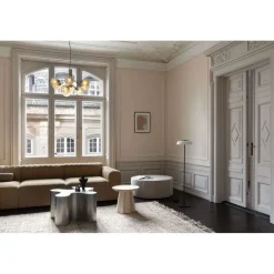 Nuura lysekrone Apiales 9, Ø 60 cm, messing-/guldfarvet^Nuura Aps Best