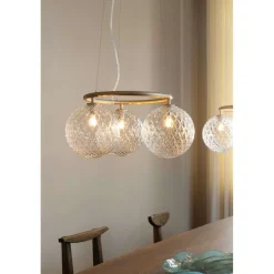 Nuura Aps Nuura lysekrone Miira 3 Circular, Ø 54 cm, messing/klar