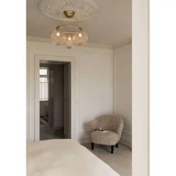 Nuura Aps Nuura lysekrone Miira 3 Circular, Ø 54 cm, messing/klar