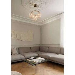 Nuura Aps Nuura lysekrone Miira 3 Circular, Ø 54 cm, bronze/klar