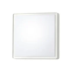 Oban væglampe, 30 cm x 30 cm, sensor, 2 x E27, hvid, IP65^Fabas Luce