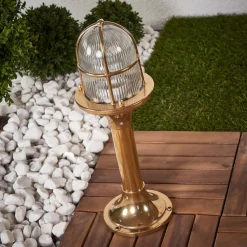 Moretti Luce Ocean-sokkelampe, messing