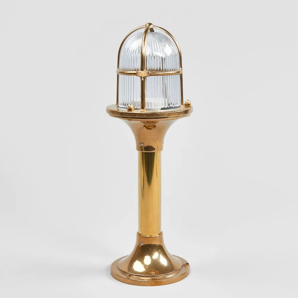 Moretti Luce Ocean-sokkelampe, messing