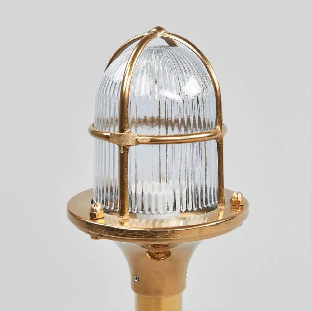 Moretti Luce Ocean-sokkelampe, messing
