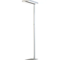 G & L Handels GmbH Gulvlamper>Office LED-gulvlampe up/down 4.000 K, dæmpes, sølv