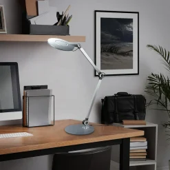 Office LED-skrivebordslampe, antracit, CCT^Briloner Discount