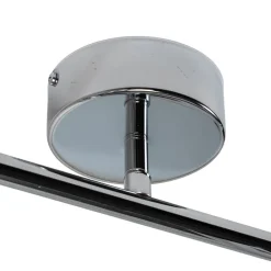 Oktano loftspot, kromfarvet Længde 30 cm 2 lyskilder metal^Lucea