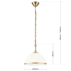 Old Lamp hængelampe, 1 lyskilde, kædeophæng^ORION Best