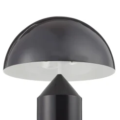 Atollo bordlampe, dæmpbar, Ø38cm, sort^Oluce Hot