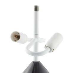 Atollo bordlampe, dæmpbar, Ø38cm, sort^Oluce Hot