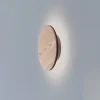 Argon Gang|Væglamper>Orios LED-væglampe, træ, Ø 20 cm, indirekte spotlight