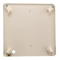 Oro loftslampe af stål og glas, grå, 45 cm^Argon