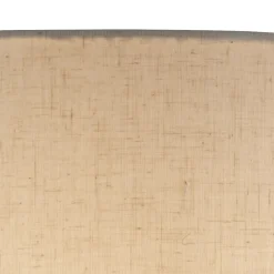 Searchlight Oscar bordlampe med skærm i hørlook