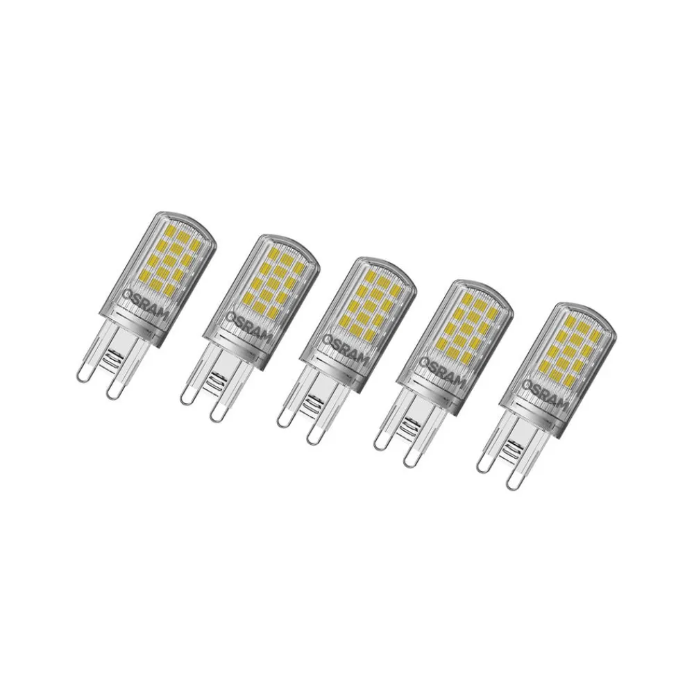 OSRAM Led Pærer>Base PIN LED-stiftsokkelpære G9 4,2 W 470 lm 5 stk