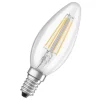OSRAM Classic B LED-pære E14 4W 4.000K klar 2stk.