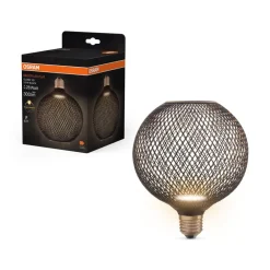 Decor LED Flat Globe E27 3,5W sort 2.700K metal^OSRAM Discount