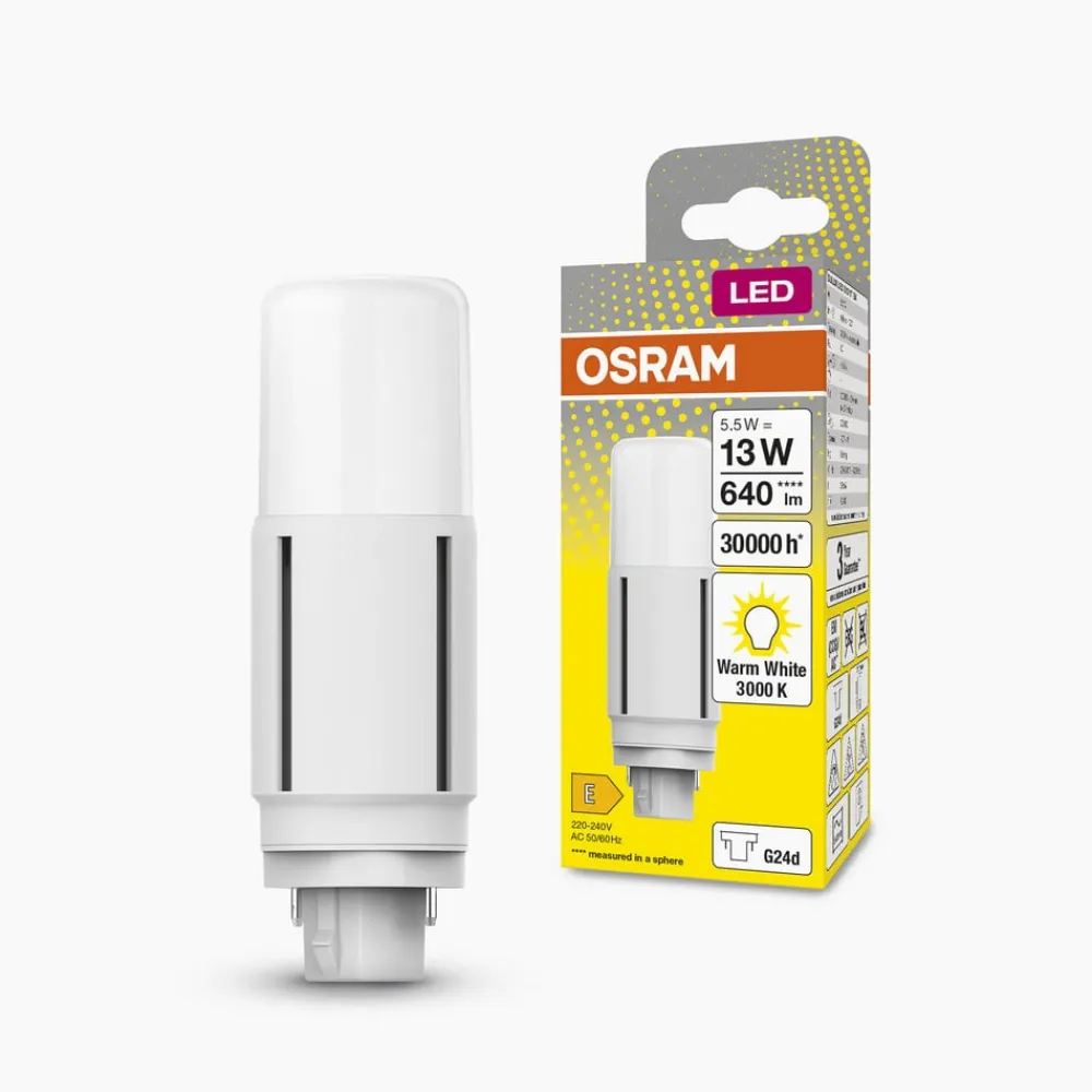 Dulux LED-pære G24d D13 VT EM/AC 5,5 W 830^OSRAM Sale