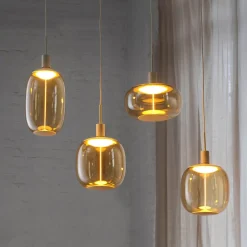 OSRAM Pendellamper>hængelampe Decor Needle Linear beige, stål, 4 lyskilder E27