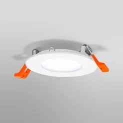 OSRAM indbygget loftlampe med LED SLIM, Ø 9 cm, 6.500 K, hvid