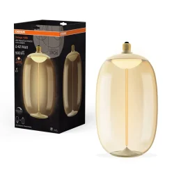 OSRAM LED Big Elipse Oval E27 12W 818 Filament amber dæmpbar