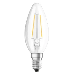 LED kertepære E14 2,8W 827 dæmpbar klar^OSRAM New