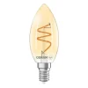 OSRAM LED Vintage B28 E14 3,5W 922 Spiral Filament guld dæmpbar