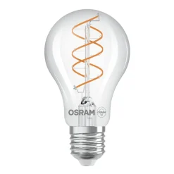 OSRAM Led Pærer>LED Vintage E27 8W 2.200K Spiral Filament clear dæmpbar