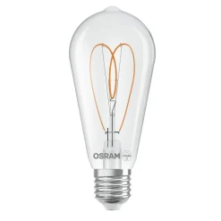 LED Vintage ST64 E27 7,2W 927 Heart Filament clear dæmpbar^OSRAM New