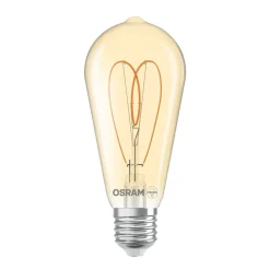 LED Vintage ST64 E27 4,9W 922 Heart Filament guld dæmpbar^OSRAM Best