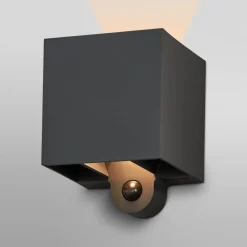 OSRAM LED-akkudrevet udendørs væglampe ENDURA STYLE Sensor grafit USB