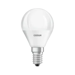 OSRAM Led Pærer>LED-dråbe E14 4,9 W Base P40 840 mat 3 stk