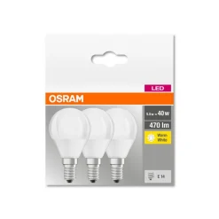 OSRAM LED-dråbepære E14 P40 4,9 W 2.700 K 470lm, 3