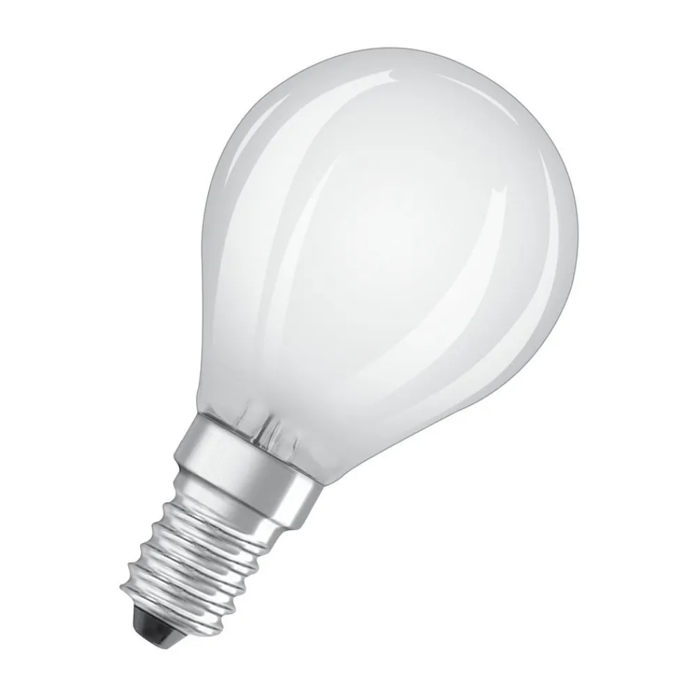 OSRAM LED-dråbepære E14 5,9W 840 mat dæmpbar