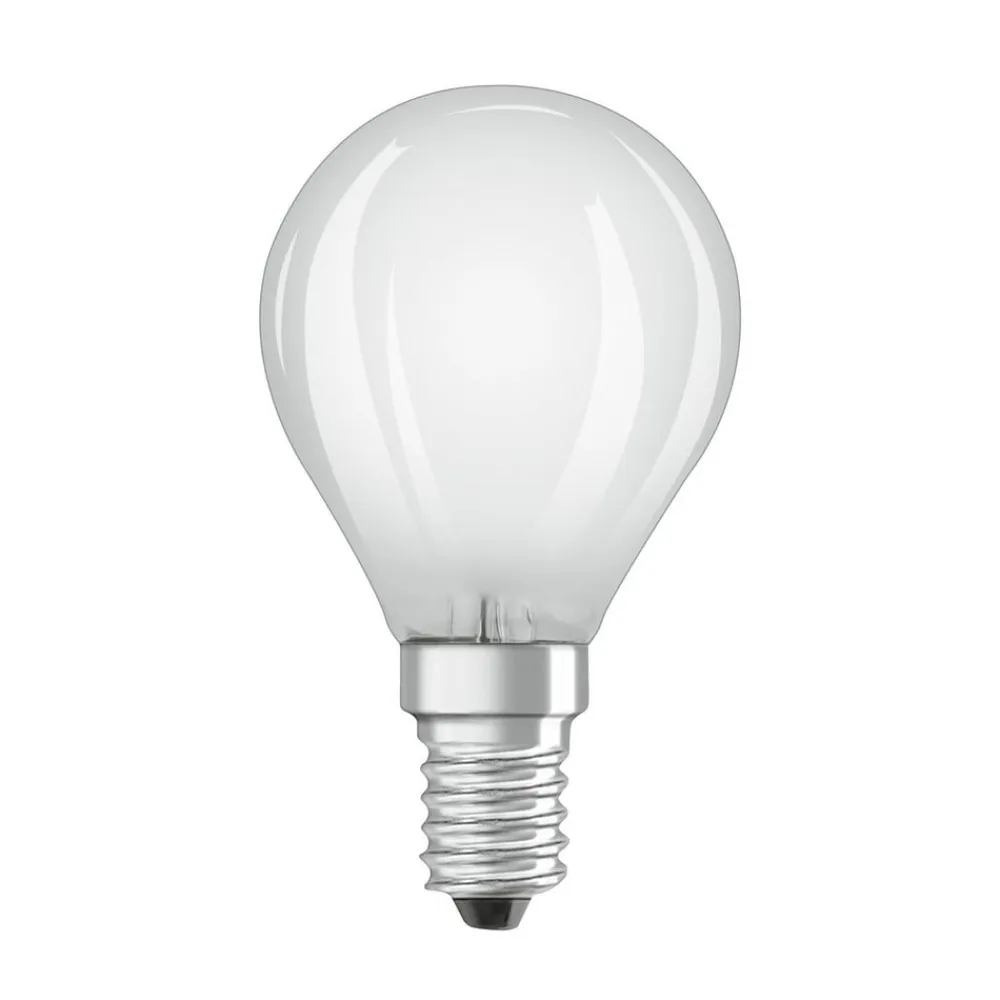 OSRAM LED-dråbepære E14 5,9W 840 mat dæmpbar