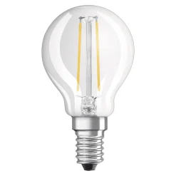 LED-dråbepære E14 2,8W varmhvid klar dæmpbar^OSRAM Discount