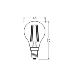 LED-filamentpære dråbe E14 1,2W filament 4000K 255lm^OSRAM Discount