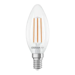 OSRAM Filament Pære>LED-filamentpære E14 3,8W 2700K 806lm