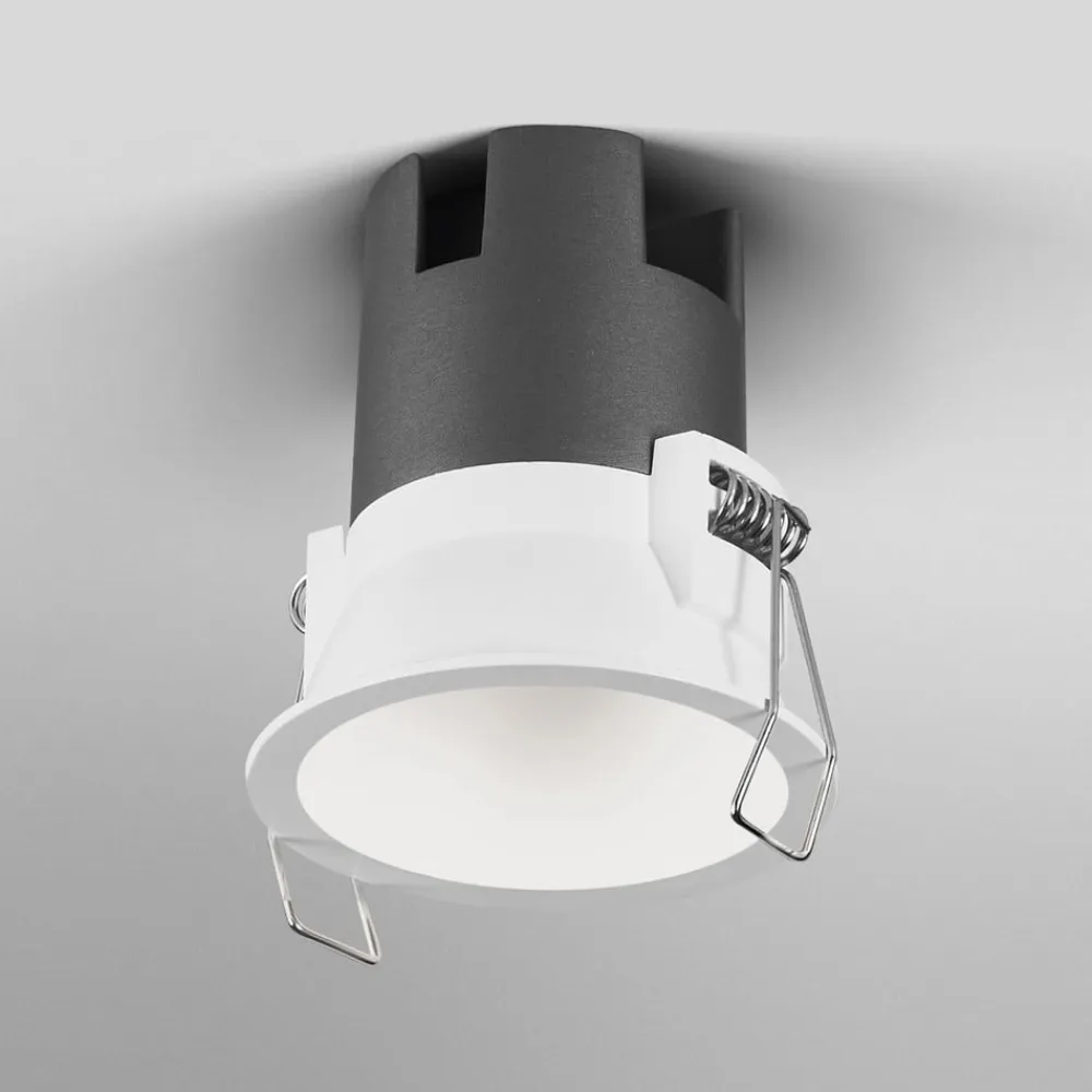 OSRAM LED-indbygningsspot TWIST, hvid/hvid, 830, Ø 7 cm, metal