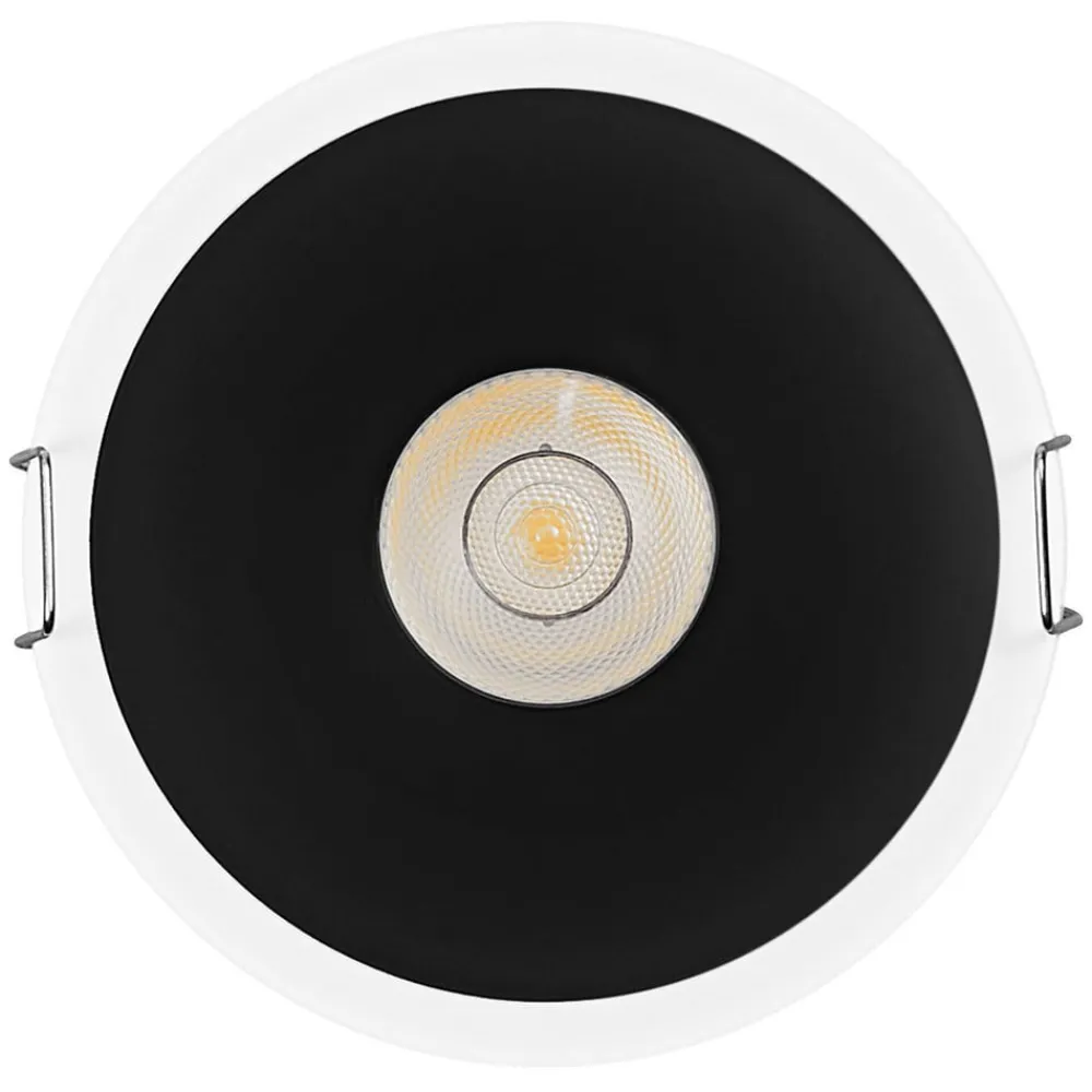 OSRAM LED-indbygningsspot TWIST, hvid/sort 830 Ø 9,3 cm metal