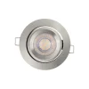LED-indbygningsspot, 3-pak, nikkel, Ø 9 cm, metal 827 dæmpbar^OSRAM Discount