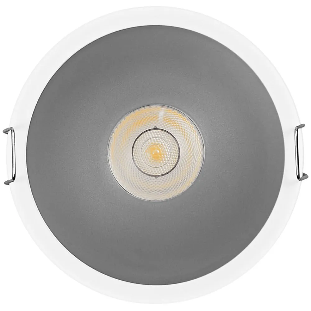 OSRAM LED-indbygningsspot TWIST, hvid/sølv, 840 Ø 9,3 cm metal